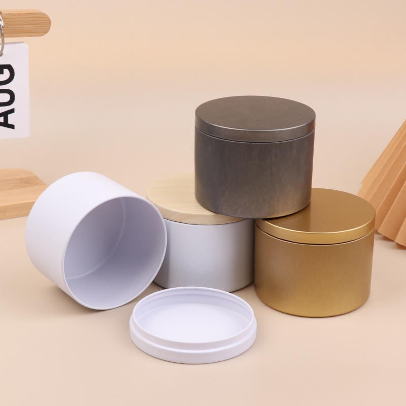Candle Making Jars With Lids - علب شموع بالجملة سعة 8 أونصات،