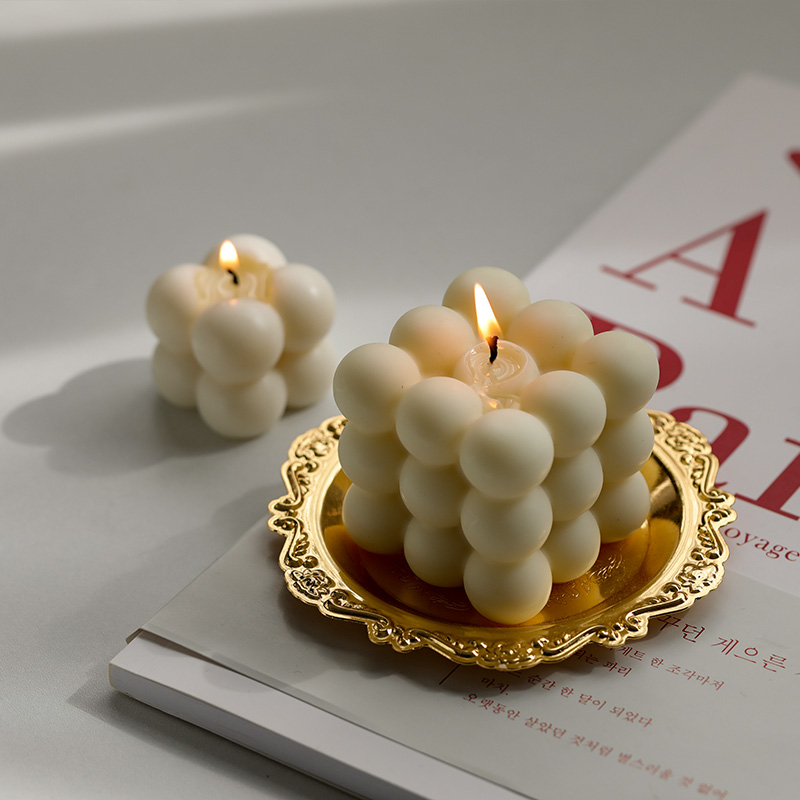 Candle Making For Beginners - ثلاثية الأبعاد فقاعة مكعب شمعة سيليكون