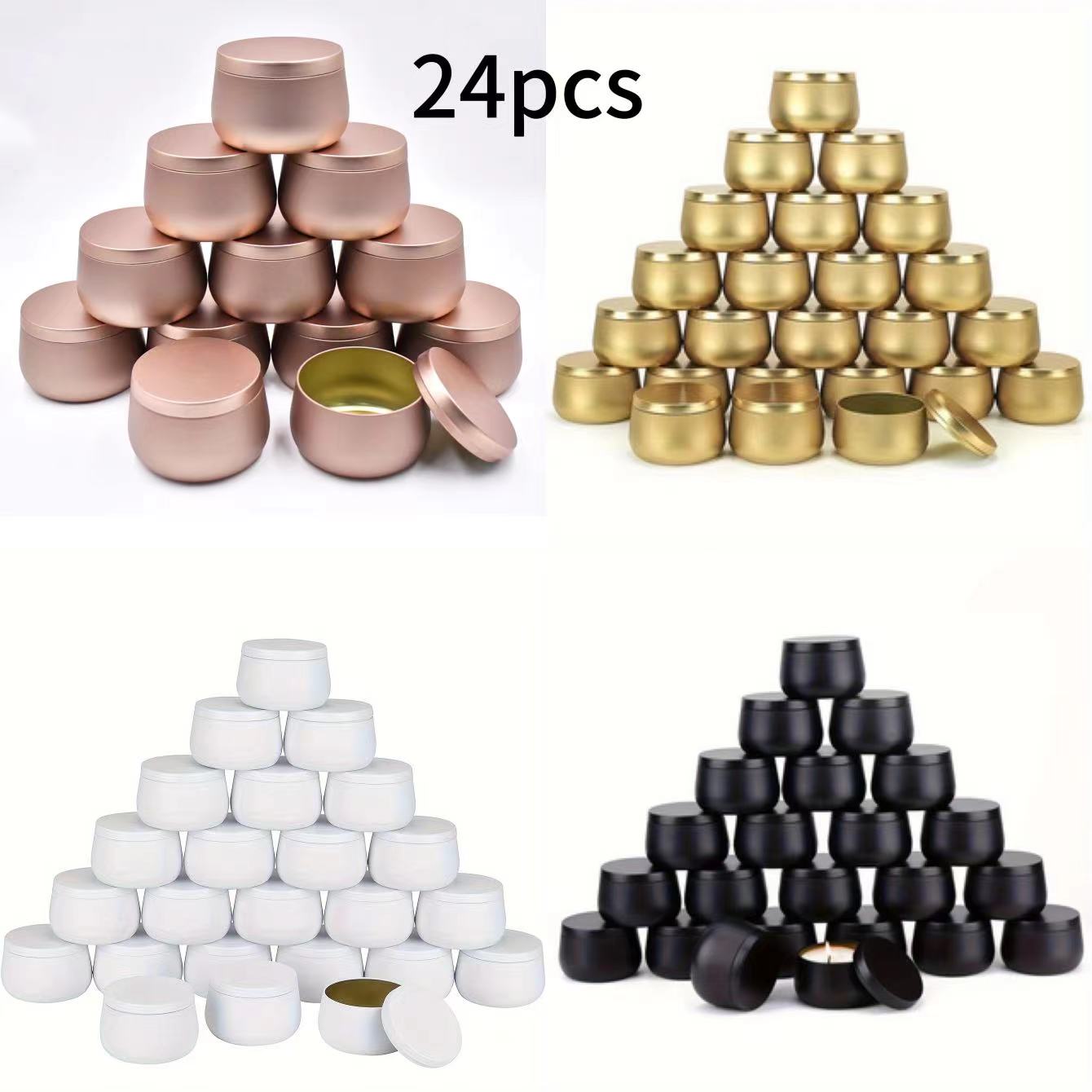 Candle Making Jars With Lids - علب متعددة الأغراض 