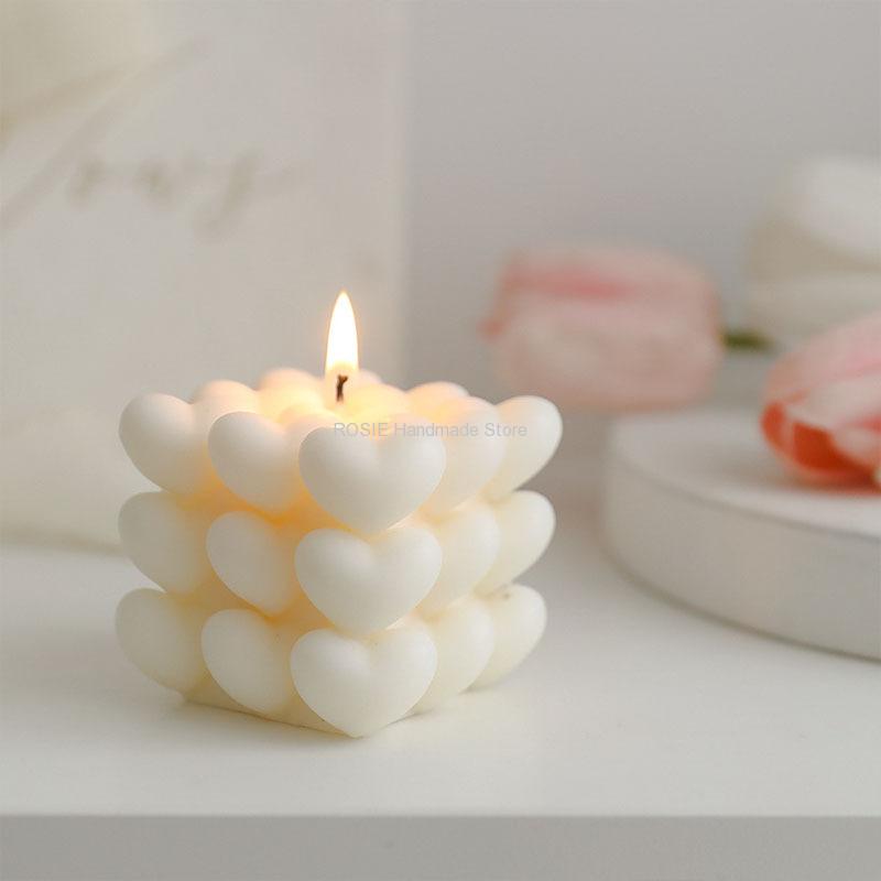 قالب شمع سيليكون للحب مصنوع يد - مراجعة Candle Making For Beginners وسعره