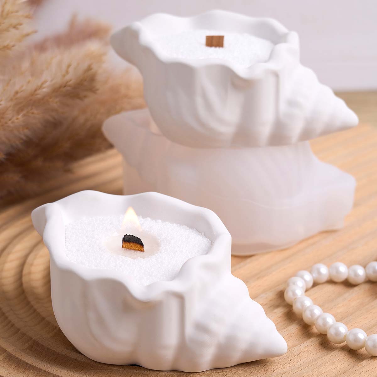 محارة شمعة جرة قالب من السيليك - مراجعة Kraft Box Candle وسعره