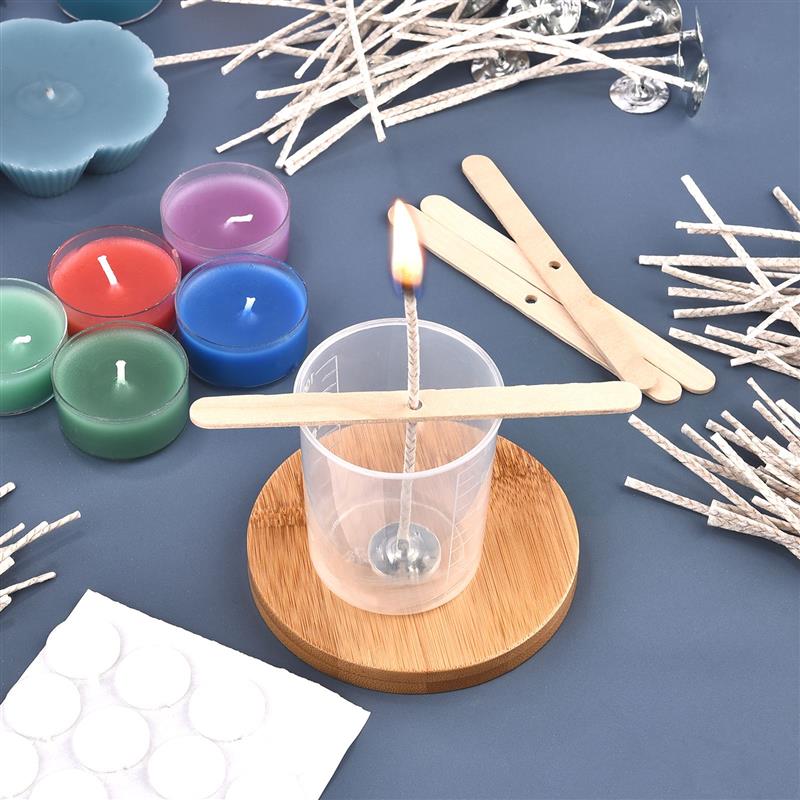 30 قطعة شمعة الفتائل منخفضة ال - مراجعة Candle Making Video وسعره
