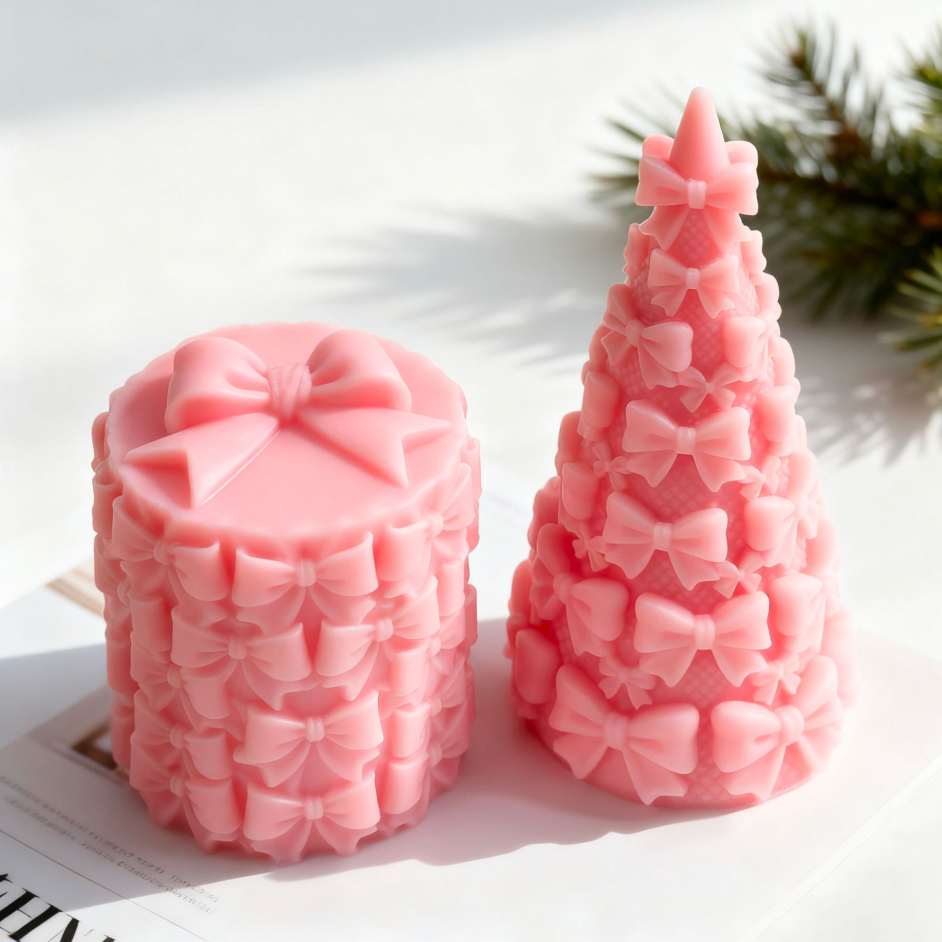 ثلاثية الأبعاد ربطة القوس فيون - مراجعة Kraft Box Candle وسعره