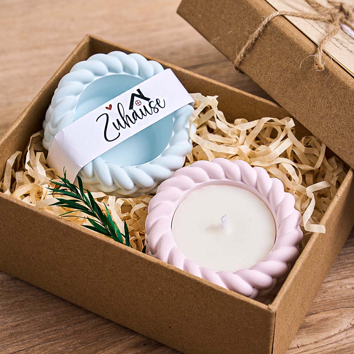 المنسوجة شمعة جرة قالب من السي - مراجعة Kraft Box Candle وسعره
