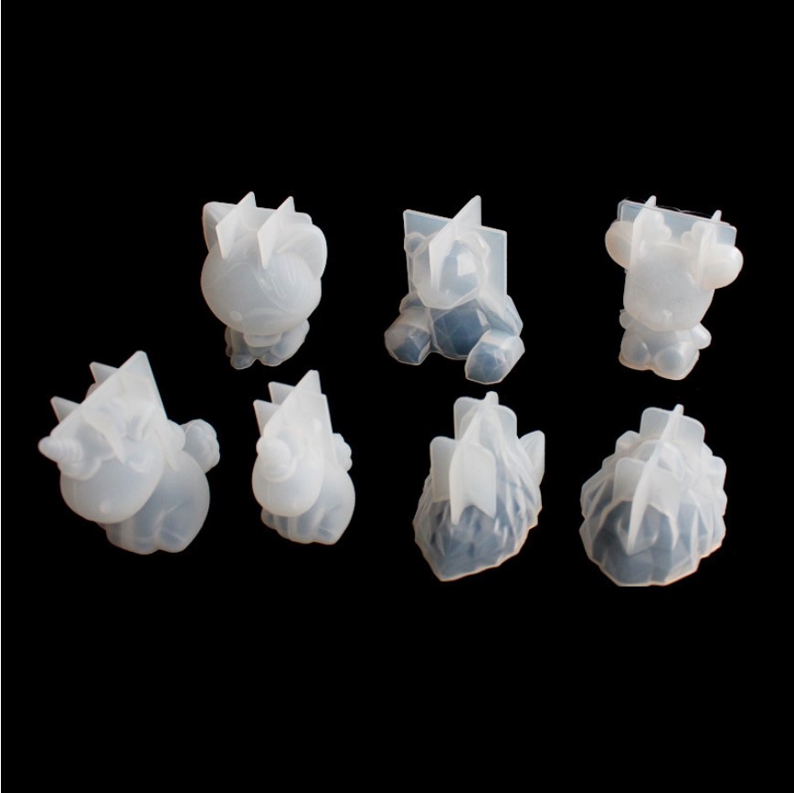 شفافة يونيكورن سيليكون راتنجات - مراجعة Candle Making Moulds وسعره