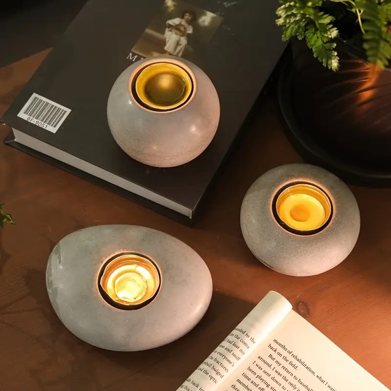 Tealight شمعة حامل الراتنج قال - مراجعة Candle Making Moulds وسعره