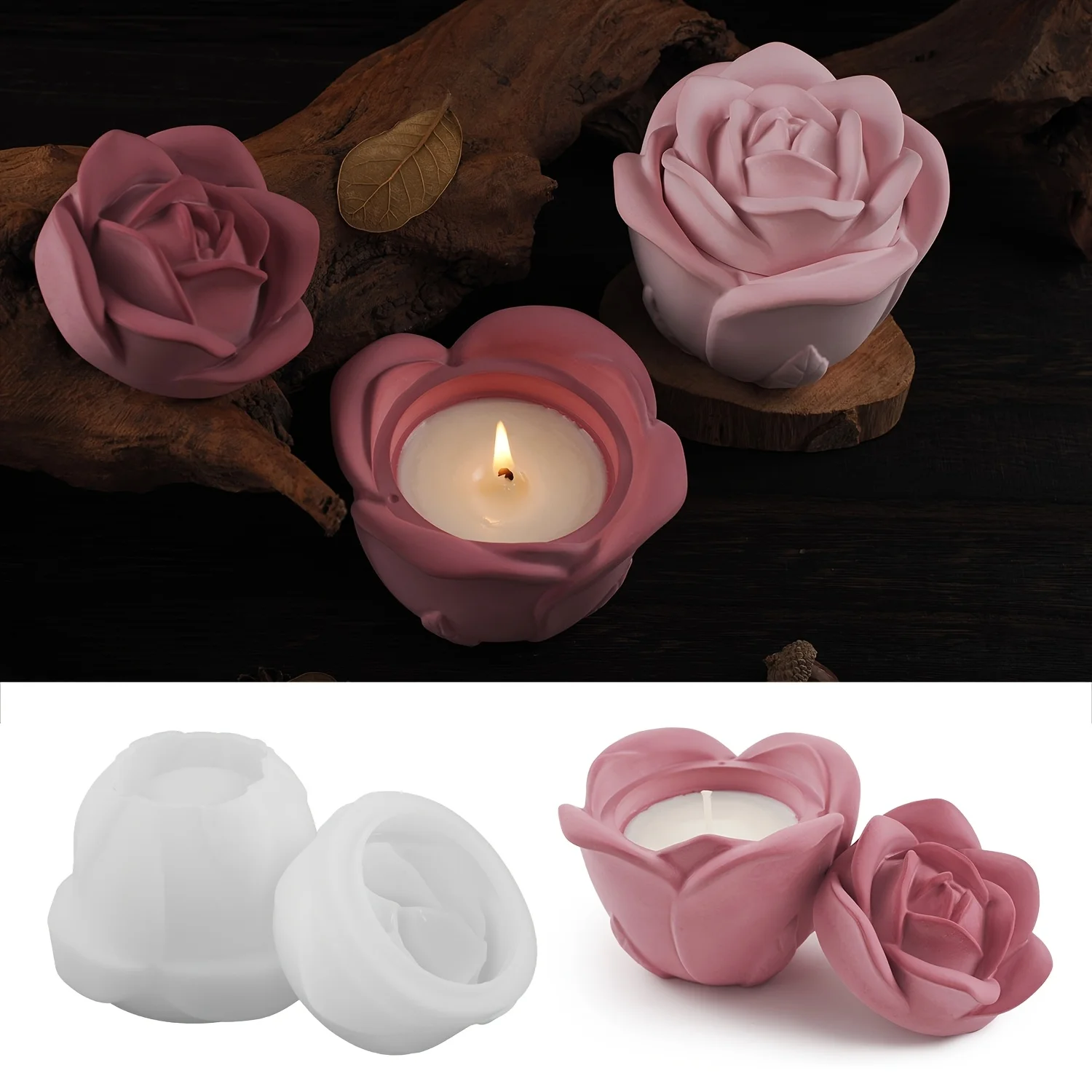 مجموعة مكونة من قطعتين من قوال - مراجعة Candle Making Moulds وسعره