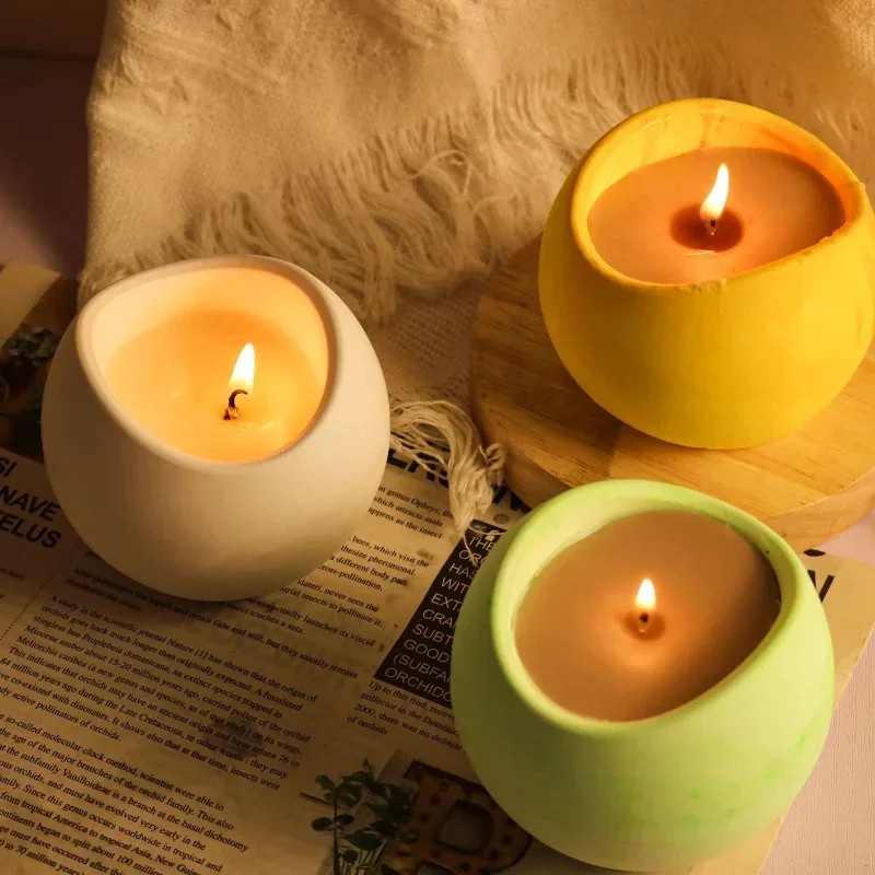 1-2 قطعة قالب سيليكون لصنع شمو - مراجعة Kraft Box Candle وسعره