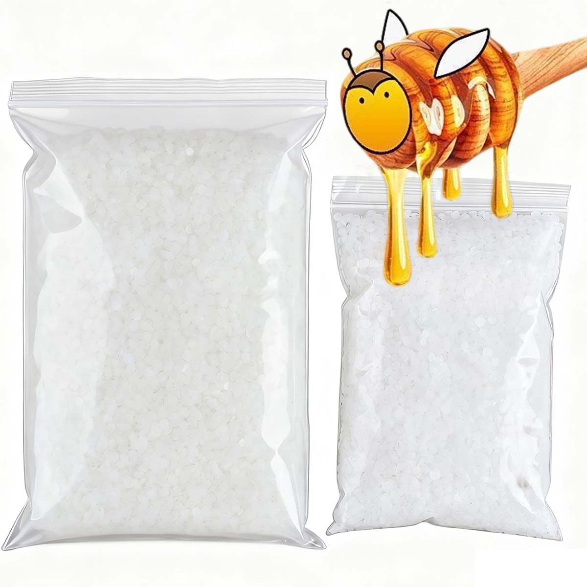 200 جرام-1000 جرام شمع العسل ا - مراجعة Candle Making Essentials وسعره