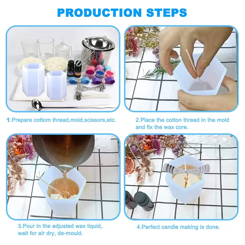 اسطوانة سيليكون شمعة قوالب الر - مراجعة Candle Making Video وسعره