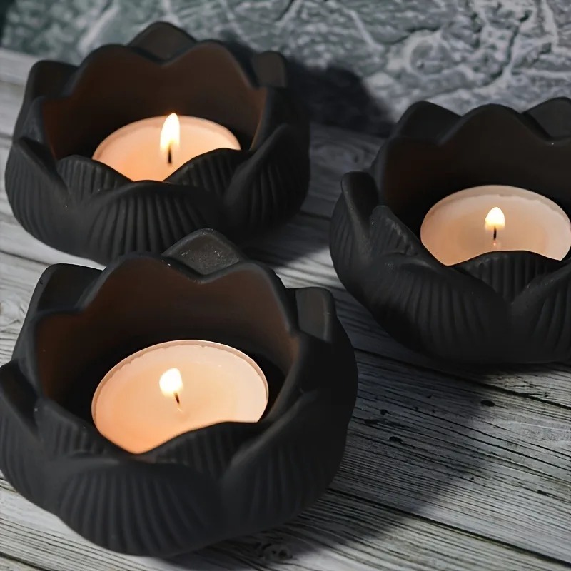 1 قطعة DIY بها بنفسك زهرة اللو - مراجعة Kraft Box Candle وسعره
