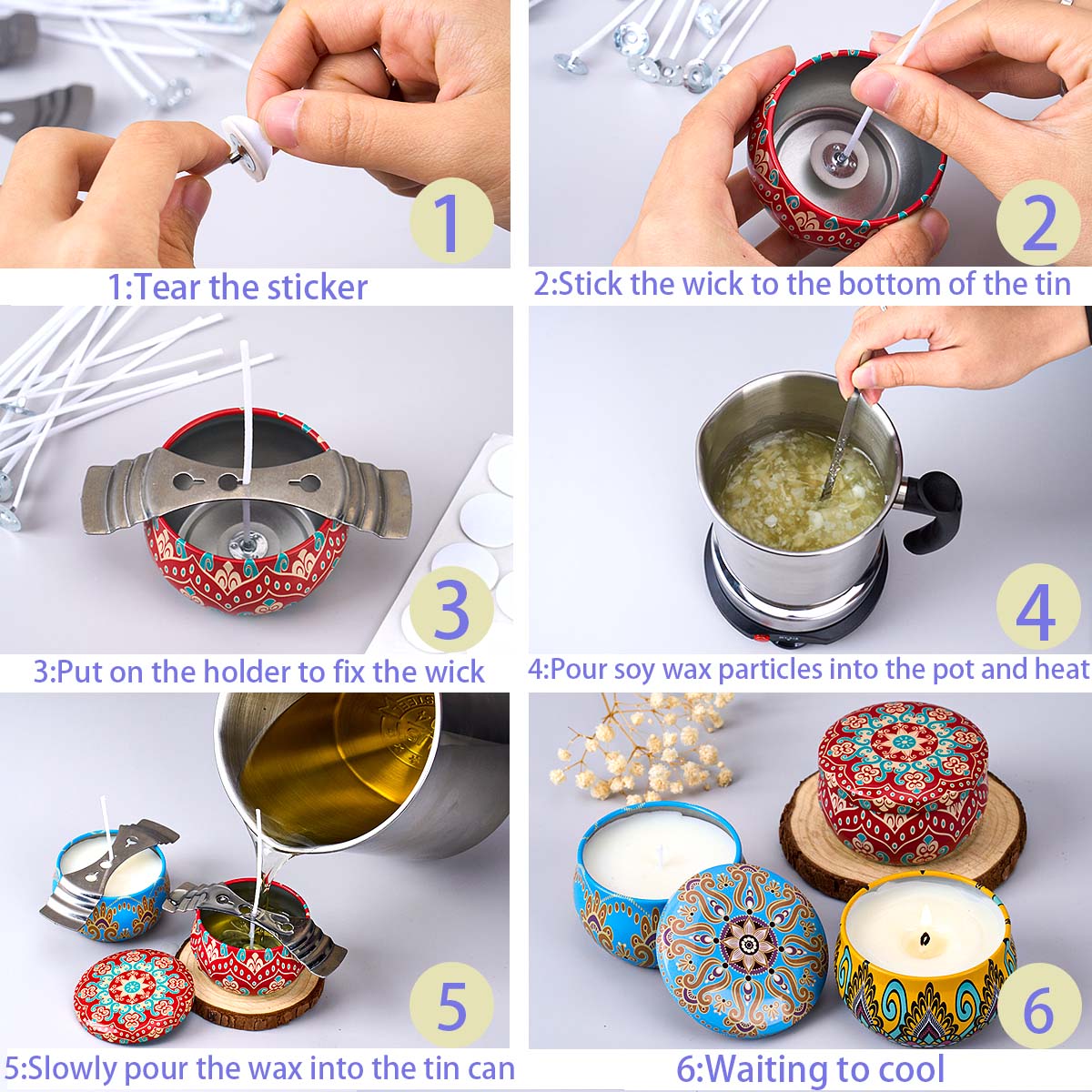 مجموعة أدوات صنع الشموع المعطر - مراجعة Candle Making For Beginners وسعره