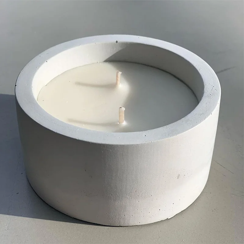 3 أحجام قوالب الخرسانة الاسمنت - مراجعة Kraft Box Candle وسعره