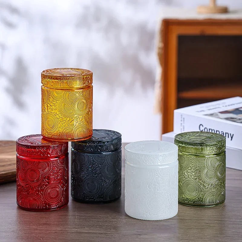 1 قطعة، وعاء زجاجي فارغ لتخزين - مراجعة Candle Making Jars With Lids وسعره